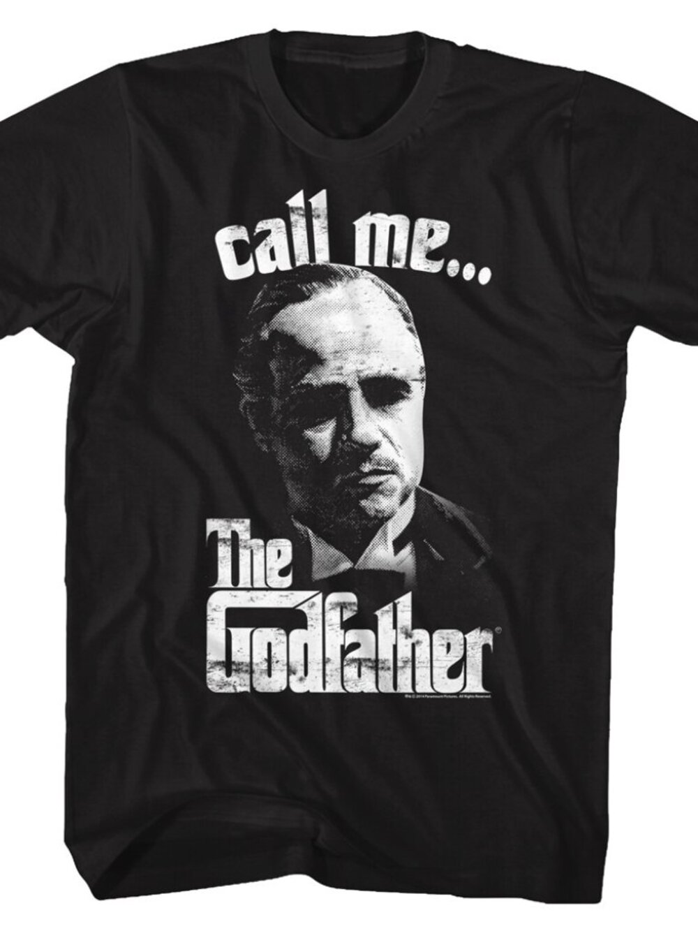 Don Corleone "Call Me The Godfather" Black T-Shirt